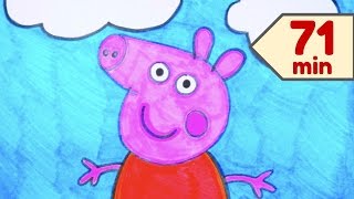 How To Draw Peppa Pig + MORE ~ For Kids