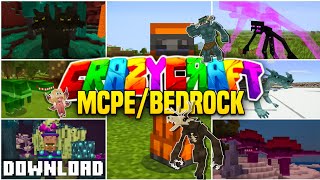 DOWNLOAD ADDON PACK FROM CRAZY CRAFT! (ADDON PACK for MCPE +30 Addons) In Hindi | THE ETRIGAN screenshot 2