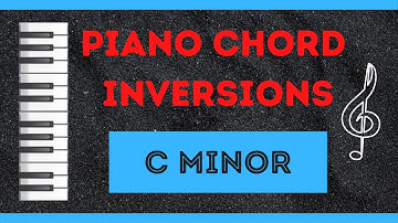 How to Play Piano Chord Inversions in C Minor, Tutorial