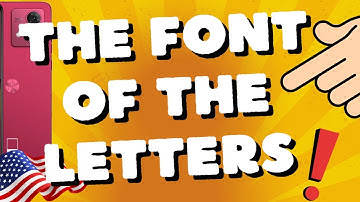 how to change the font of the letters on the Motorola Moto G54 5G, G84, G73, G53, and Edge 40