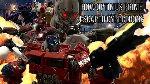 How Optimus Prime Escaped Cybertron? | Transformers Stop Motion Film