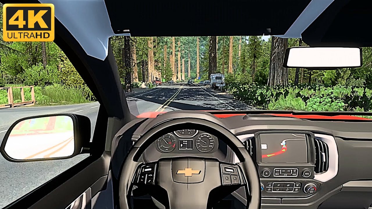 2017 Chevrolet S10 High Country  - American Truck Simulator | Scenic Drive [Steering Wheel Gameplay]