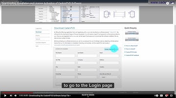 Downloading, Installation and License Activation of CademPVD Software