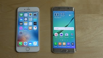 iPhone 6S iOS 9.3 Beta 2 vs. Samsung Galaxy S6 Edge - Speed Test!