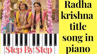 Radha Krishna Serial Song Star Bharat Easy Piano Tutorial With Notes