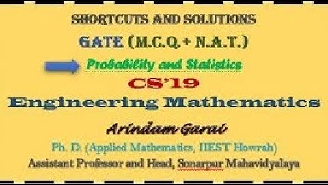 GATE MCQ: CS: ECE EE IN: Conditional Probability: NO Bayes:  Shortcut and Tricks: Engg. Maths: NAT