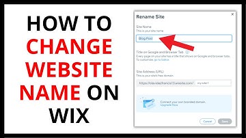 How to Change Website Name on Wix [QUICK GUIDE]
