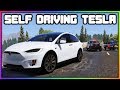 GTA 5 Roleplay - Self Driving Tesla Police Chase | RedlineRP