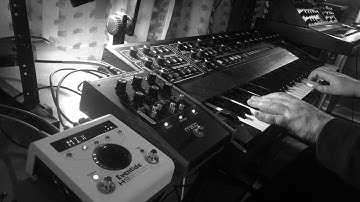 Sequential Prophet 5 rev4 with Moog MIDI-MuRF & Eventide H9 - Experimental Synth