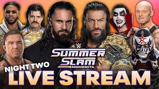 Wwe Summerslam 2026 Night 2 Live Stream Reactions