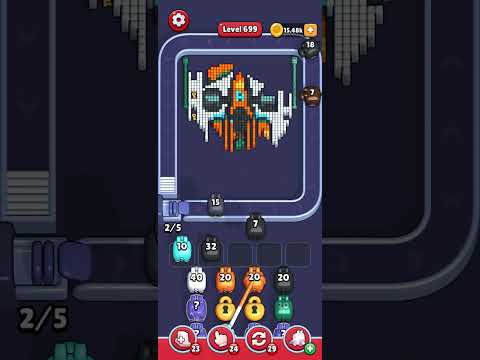 Formula One puzzle 🏎️🏁 #pixelflow #level699 #puzzle #gaming Subscribe for more levels!