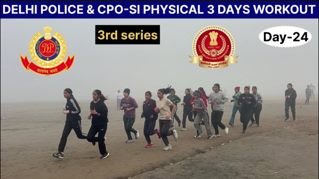 (Day-24) Delhi police & Cpo-si 30 days workout challenge 🔥🔥|| 