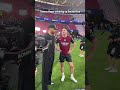 Thierry Henry catching up Declan Rice Training For Final UCL 2026