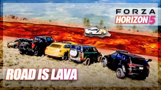 Forza Horizon 5 - The Road is Lava Challenge!