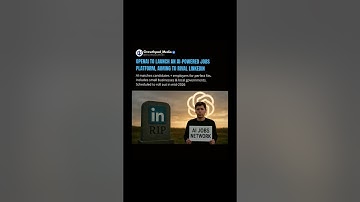 🚀 OpenAI takes on LinkedIn by announcing about an AI-powered jobs platform "The future of hiring"