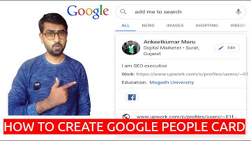 how to create google people card | google virtual visiting card |  Google People Card kaise banaye