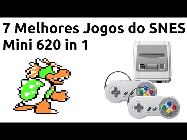 7 MELHORES JOGOS DE 2 JOGADORES DO SNES MINI 620 GAMES IN 1 