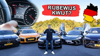 TOP SPEED RS6 C7 *313km/u* - Tour door Duitsland met MCLAREN, URUS, AMG GT63S, R8 V10, RS6, C63s...