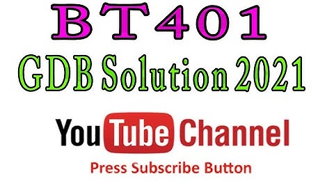 BT401 GDB Solution