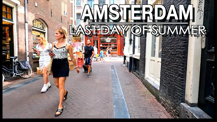 Amsterdam Last Day of Summer Walk | 5k 60| Amsterdam City Sounds and Lofi Chill Walk