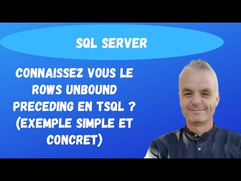 SQL pour les débutants : Connaissez vous le ROWS UNBOUND PRECEDING en TSQL ? (exemple simple)