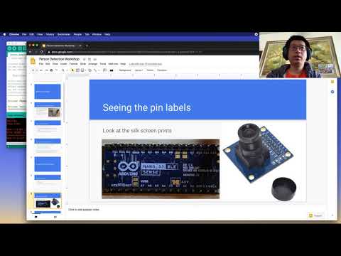 (English) Person Detection with Arduino Nano BLE Sense demo
