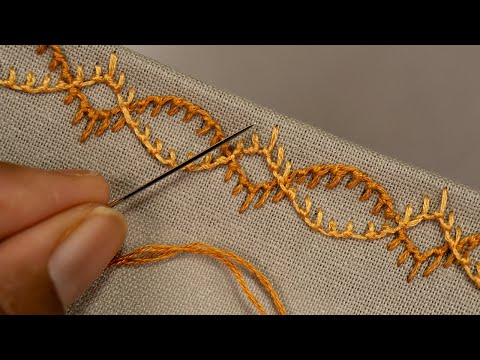 Antwerp Edging — Easy Hand Embroidery Border for Beginners
