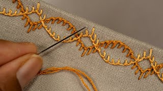 Antwerp Edging — Easy Hand Embroidery Border for Beginners