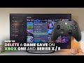 How to Delete a Game Save File on Xbox One and Series X / S