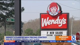 Wendy's backtracks on 'dynamic pricing' statement