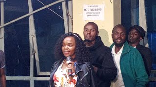 MORIN ACTRESS OTHER CELEBRITIES GIVING KK MWENYE THE LAST RESPECT DURING CANDLE LIGHTING