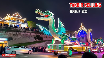 takbiran takbir keliling 2025 sangat meriah malam idul fitri