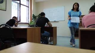 Russian language lesson for Egyptians in Pyatigorsk University held by Larisa Murnaeva