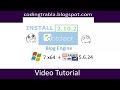Install Dotclear 2.10.2 on windows 7 localhost - opensource PHP Blog engine byAO