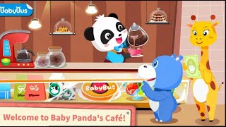 Baby Panda's Cafe - Fun Kids Kitchen Cooking Games - Baby Bus Learn Colors Cooking for Children screenshot 5