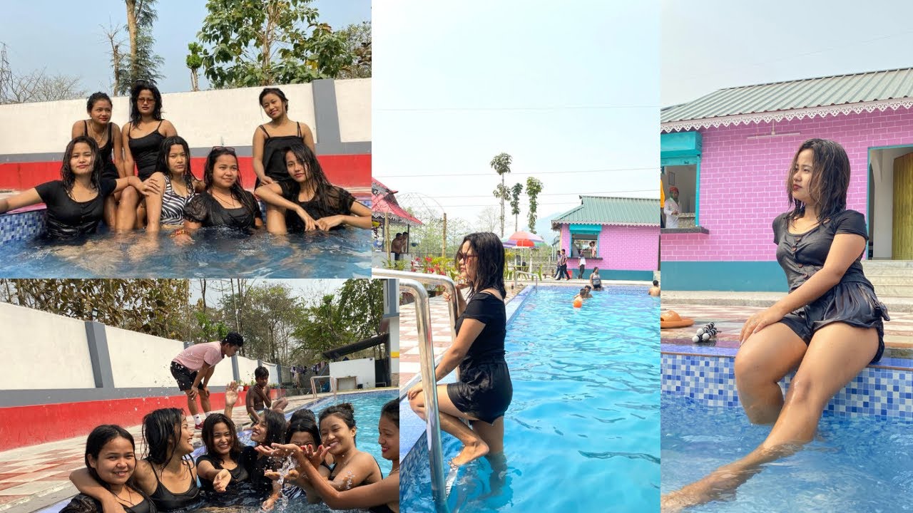 Enjoying with my girl’s!! First ever swimming pool at jaigaon ||7th vlog 