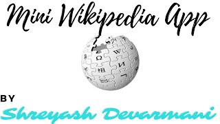 My Mini Wikipedia App screenshot 3