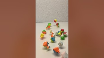 Cool slow motion cube explosion #3x3