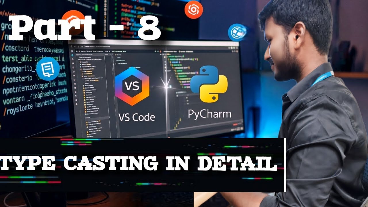 PART -8 Python Beginner 🔰 what is type casting explain in detail in ...