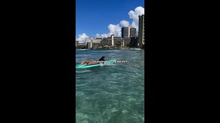 Surfing in Waikiki