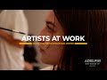 Artists At Work Mural For The Multicultural Center 
