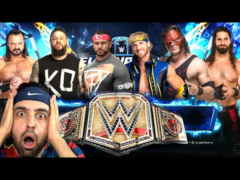 6 KİŞİ KAFES TE ÖLÜM KEMER MAÇI 😱 WRESTLEMANİA ! WWE 2K24 İYİ KARİYER #10