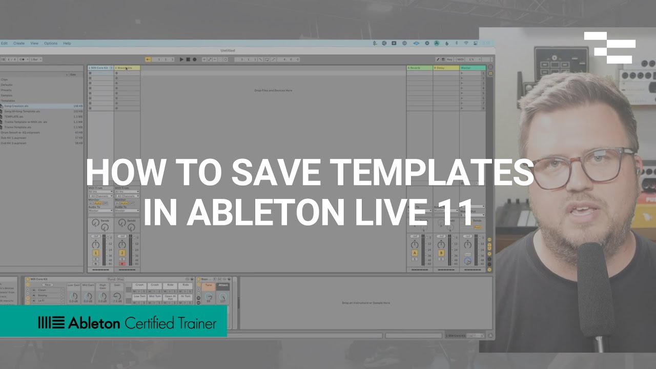How to Save Templates in Ableton Live 11