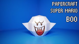 부끄부끄 만들기 How to make a SuperMario Boo (페이퍼크래프트 Papercraft)