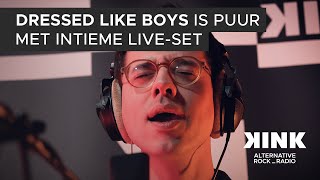 Video thumbnail of "Dressed Like Boys speelt Nando, Our Part Of Town en Questions live @ KINK"