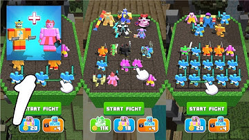 Merge Monster Craft Runner Gameplay Walkthrough #1 (Android, IOS)