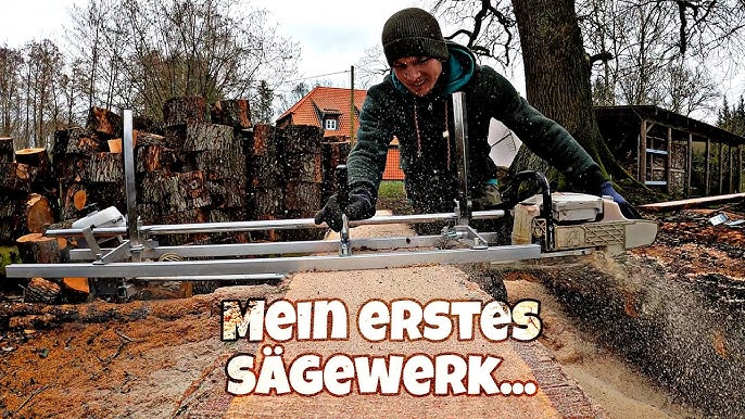 Vom Baum zur Bohle - Mein erstes Mal mit dem Anbausägewerk