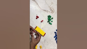 Building a colourful aeroplane with Lego Blocks #blocks #lego #funbuildingblocks #asmrblocks