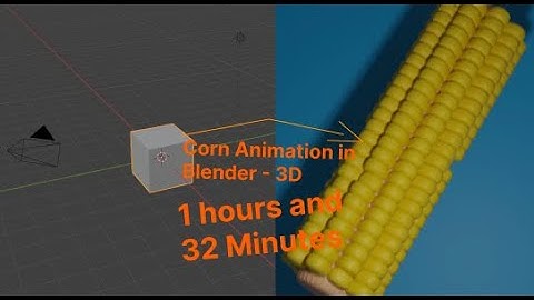 Corn Animation in Blender - 3D
