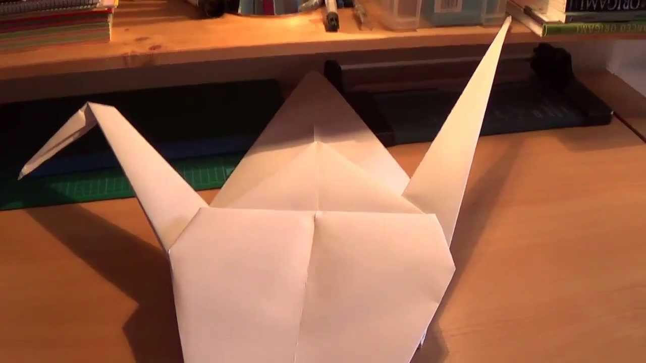 Worlds Biggest Origami Crane? YouTube